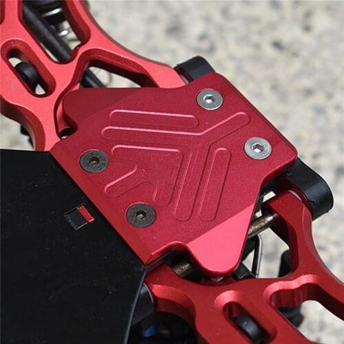 Aluminum Alloy RC Protective Cover rc car parts Rear Bottom Plate Guard Board Toys for ARRMA-1/7 4WD MOJAVE 6S-ARA106058 T1/T2