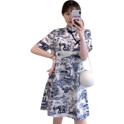 2021 women lace qipao classic bridesmaid wedding dress gowns vintage improved satin dress formal vestidos oriental dress qipao