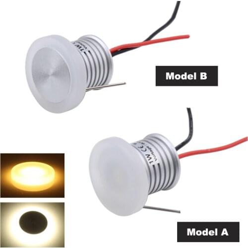 10pcs/lot 1W Anti-glare Light Recessed Lamps IP65 DV12V D30xH25mm Stairway Corner Wall Embedded LED Soft Lighting Hole-cut D25mm