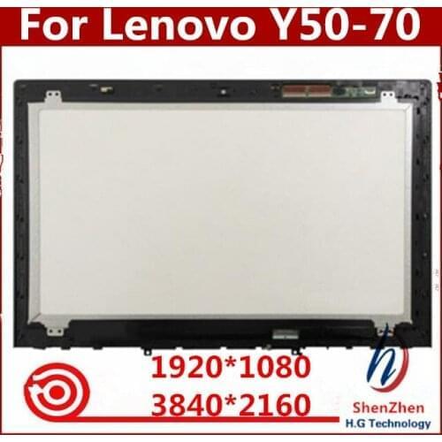 15.6'' IPS Panel LCD TouchScreen Digitizer Assembly+Frame For Lenovo Y50-70 Y50-70AM-IFI