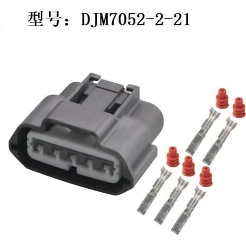 200 sets 5 pin 6189-0848 grey female sealed automobile electric automotive coil igniter connector plug For Nissan DJM7052-2-21