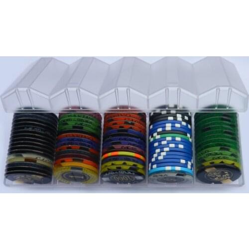 43MM PS POKER CHIP RACK BOX