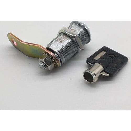 5 pieces 32mm zinc alloy keyed alike tubular key cam lock toolbox locker drawer lock