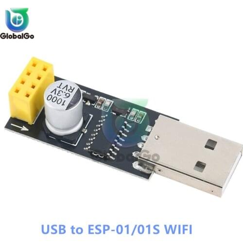 5pcs/Lot USB to ESP8266 Serial ESP-01 ESP-01S ESP01 ESP01S Wireless Wifi Developent Board Module for Arduino Programmer Adapter