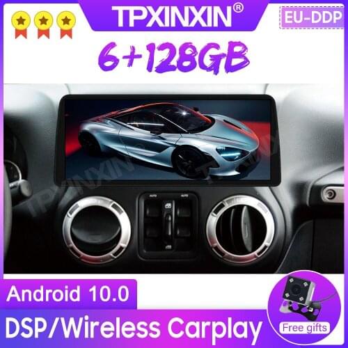 12.3 Inch For Jeep Wrangler 2011-2017 Carplay GPS Car Screen Multimedia Video Player Headunit Audio Radio Stereo Navigtion 2 Din