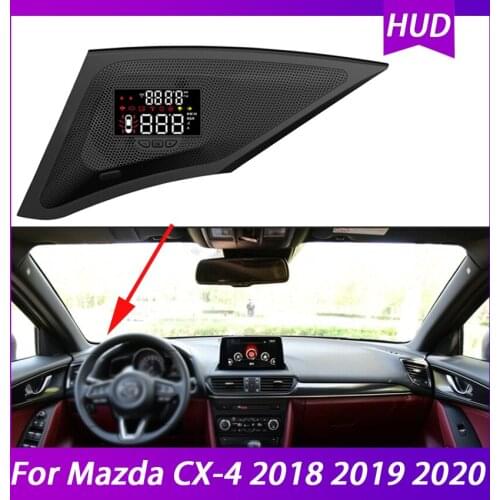 For Mazda CX-4 2018 2019 2020 Auto Electronic Accessories Car Head Up HD Display HUD Plug And Play Safe Driving Screen Projector