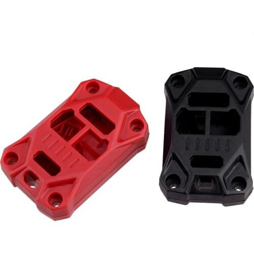 ABS Key Fob Shell Case Cover Protector Fit For Jeep Wrangler JK 2007 2008 2009 2010 2011 2012 2013 2014 2015 2016 2017 Black/Red