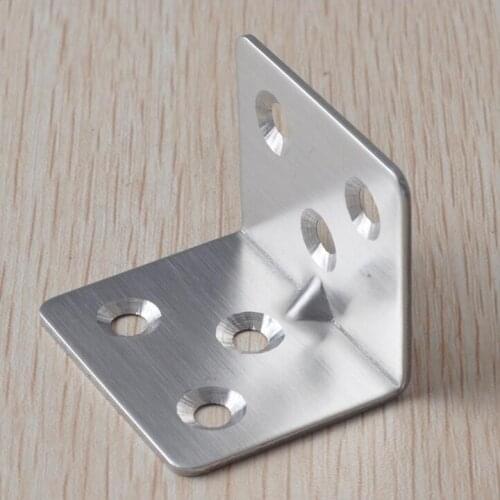 Stainless steel Fixed furniture Corner Brackets 90 degrees Connection accessories angle iron thickness:1.5mm