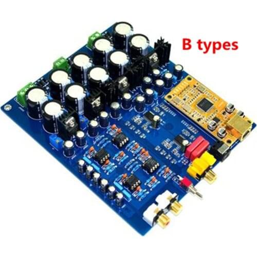 Dual-Chip AK4396VF + AK4113 Deluxe Decoder DAC board (supports fiber coaxial USB input) Suitable for XMOS U208 daughter card
