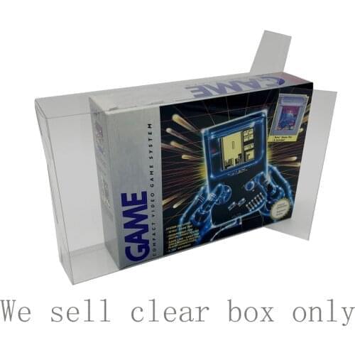 Russian collection box display box Transparent storage box for Gameboy for RussianTetris Game Protection box