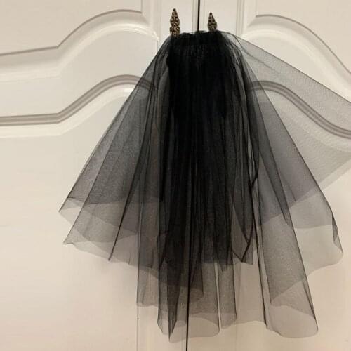 Short Black Wedding Veil With Comb Cheap Wedding Accessories Velos De Novia Bridal Welon Slubny Bridal Veil