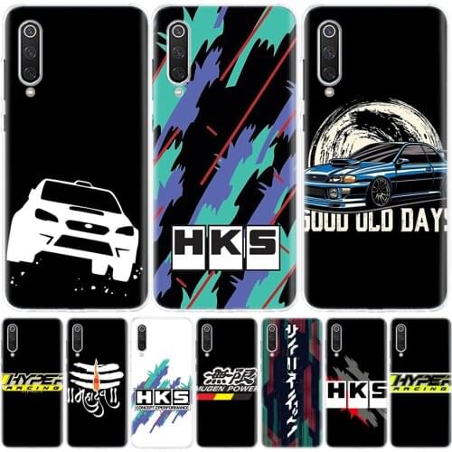 HKS Japan AE86 Cool Phone Case for Xiaomi Note 10 Mi 11 9 8 CC9 5X 6X A1 A2 A3 9T 10T Lite Pro Poco F1 X3 NFC F3 Cover Coque