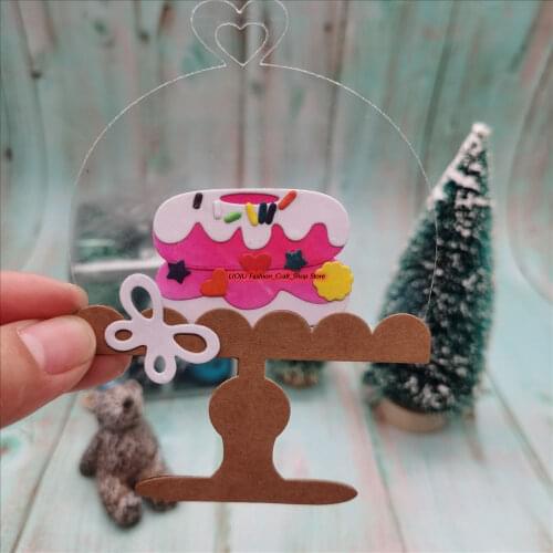Birthday Cake metal cutting dies tree leaf decoration Scrapbook paper craft knife mould blade punch Dies Album Decorative Paper