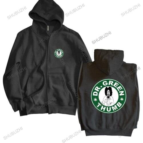 Fashion brand winter hoodies Cypress Hill hoodies Dr. Green THumb male hooded zipper warm jacket Female Spring and Autumn Zip-up