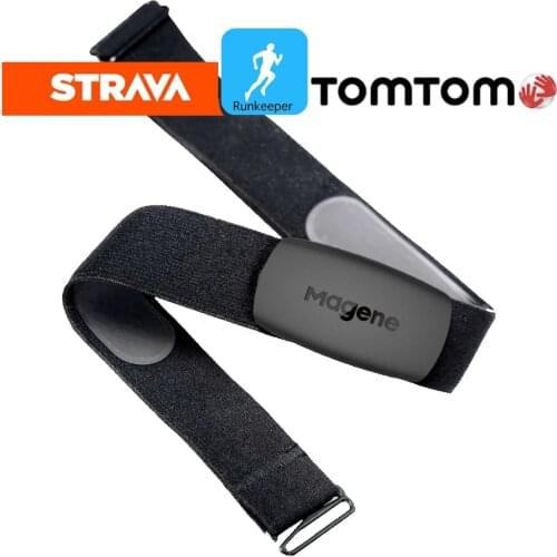 Heart Rate Monitor Chest Strap Bluetooth 4.0 ANT Fitness Sensor Compatible Belt Wahoo Garmin Polar Connected Outdoor Band