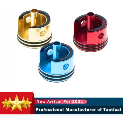 Aluminum Alloy Super Silent Cylinder Head Set For Airsoft AEG M4 Gel Blaster Ver.2/Ver.3 Hunting Army Paintball Accessories