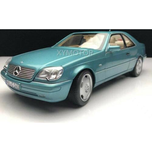 Norev 1/18 For Benz CL600 Coupe 1997 Metal Diecast Car Model Kids Toys Gifts Collection Display Blue(Silver green)