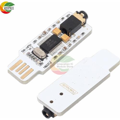 Ziqqucu 1pcs Mini PCM2704 USB Audio Sound Card DAC Decoder Board Free Drive for PC laptop