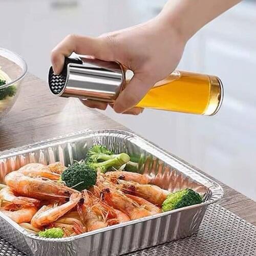 Olive Oil Sprayer Dispenser Vinegar Glass Bottle for Cooking Baking Roasting Grilling SCVD889