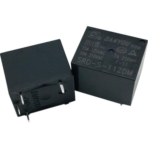 20PCS SRD-S-112DM SRD-DM DIP 4PIN SANYO POWER RELAY 12V 1-CH Normally Open WHOLESALE Free shipping