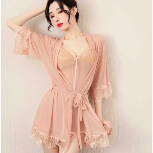 Sexy Lingerie Pajamas Super Sexy Sao Passion Suit Sao Seduction Nightdress Free off Tulle Flirting Bed Funny Sao