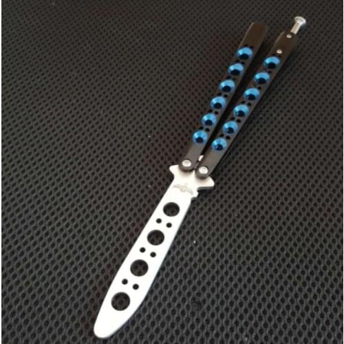 Blue Holes Series BM40 BM42 THEONE Butterfly Trainer Jilt Knife Not Sharp Camping Edc Folding Pocket Knife Protable Knifes