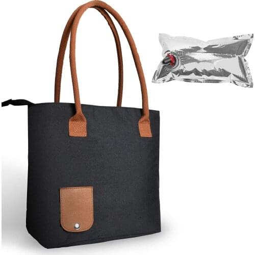 Wine Tote Bag with Hidden Dispenser,drink Purse with Wine Bladder,Insulated Large Wine Carrying Carrier Set,for Pool&Beach