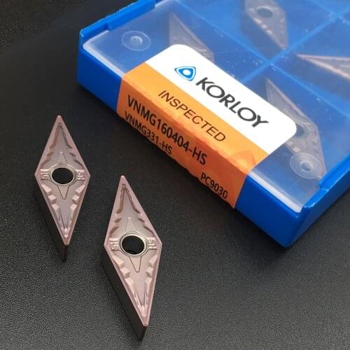 10pcs VNMG160404 HS PC9030 High Quality Carbide Inserts External Turning Tool VNMG 160404 CNC Lathe Tools For Stainless Steel