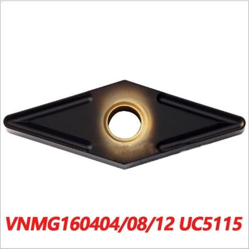100% Original VNMG VNMG160404 UC5115 VNMG160408 VNMG160412 10pcs CNC lathe Insertion Carbide Insert Quality assurance Efficient
