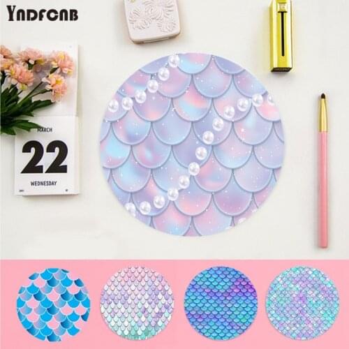 YNDFCNB Mermaid Scales Soft Rubber Professional Gaming Mouse Pad Computer Anti-Slip Laptop PC Mice Pad Mat gaming Mousepad