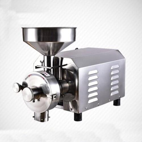 Grain Flour Mill Machine 1.5 kw High Speed Multifunctional Mill dry drugs herbal Coffee Beans grinders Spices Cereals Crusher