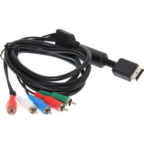 1.8m/6FT HDTV AV Audio Video Cable AV A/V Component Cable Cord Wire For Sony PlayStation 2 3 PS2 PS3