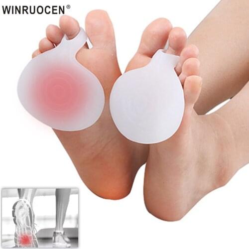 1 Pair Silicone Insoles Forefoot Half Yard Insoles Pads Invisible Forefoot Half Yard Insoles Pads Resistant Insole Insert