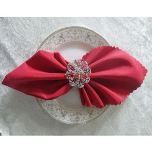 100pcs/lot Free Shipping 48x48CM Oversized Dinner Napkins Cloth Table Napkin Hotel restaurant napkins