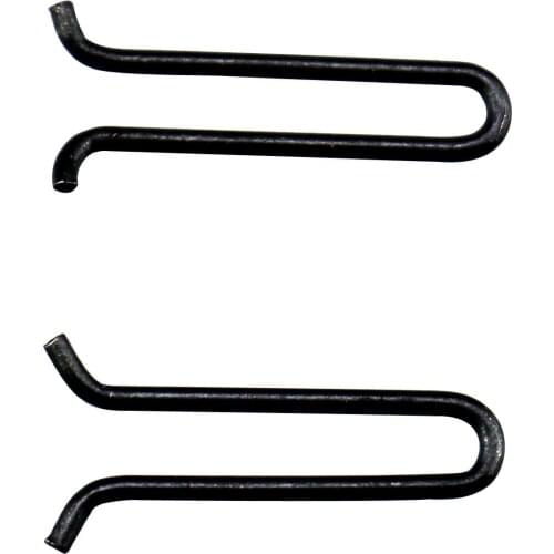 1000 x Carp Fishing Matt Black Lead Mould Loops - Lead Weight Mould Eye Loops Clips -Carp Terminal End Tackles