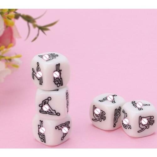 20mm Adult Sex Dice Erotic Poses Couple Funny Sexy Love Toy Night Bar Humor Game