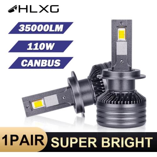 HLXG auto led headlight Turbo LED automotivo 14000LM 12V 60W LED Bulbs Canbus H8 H9 H11 9005 HB3 9006 HB4 H7 LED luces led h4