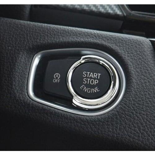 Color My Life Car Ignition Key Protection Ring Star Stop Engine Key Trim Sticker for BMW 3 4 Series F30 F31 F34 F32 F33 F36