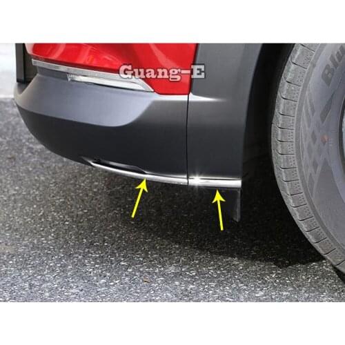 For Mazda CX-30 CX30 2020 2021 Car Body Styling Front + back rear Side Bumper Corner Trim Frame Sticker Anti-rub Cover 6pcs