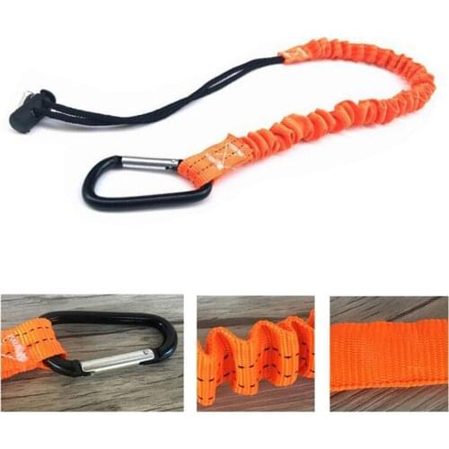 Carabiner Lanyard Elastic Climbing Rope Carabiner Retractable Safety newfessional Outdoor Rock Climbing Rope Telescopic