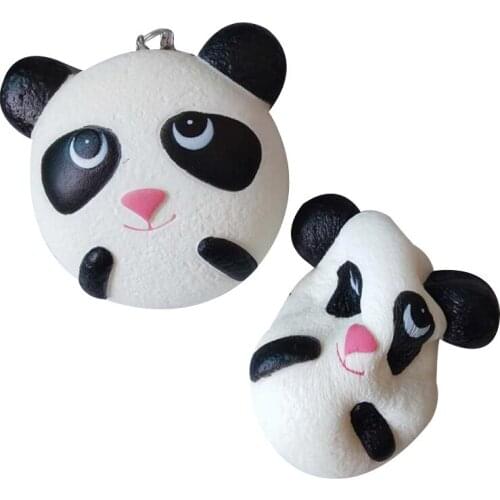 Kawaii Panda Head Soft Slow Rising Stretchy Squeeze Kid Toys Relieve Stress Adult Gifts LBV