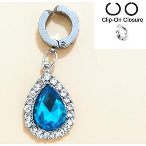 Fake Belly Button Rings 316l Surgical Steel crystal Body Jewelry Belly Piercing Rings Sexy Fake Navel Piercing Ombligo earcuff