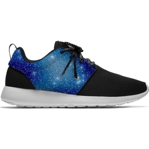 Twinkling star Starry sky Galaxy Funny Personality Sport Running Shoes Casual Breathable Lightweight 3D Print Men Women Sneakers