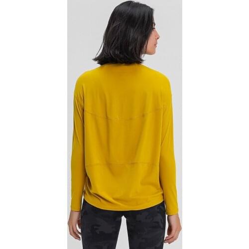 L-111 Long Sleeve Yoga Shirts Sport Top Fitness Yoga Top Gym Top Sports Wear for Women Gym Femme Jersey Mujer Running T Shirt