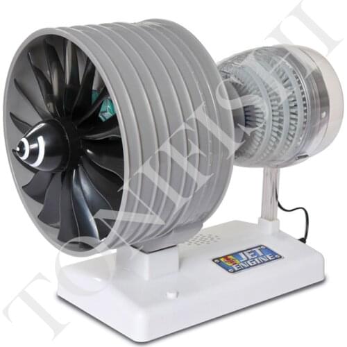 Haynes aviation jet aircraft engine simulation engine model, movable DIY puzzle assembly toy, birthday gift