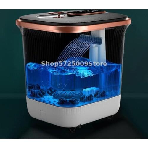 Foot Soaking Bucket Over The Lower Leg Knee Foot Washing Electric Massage Foot Bath Full Automatic Heating Co