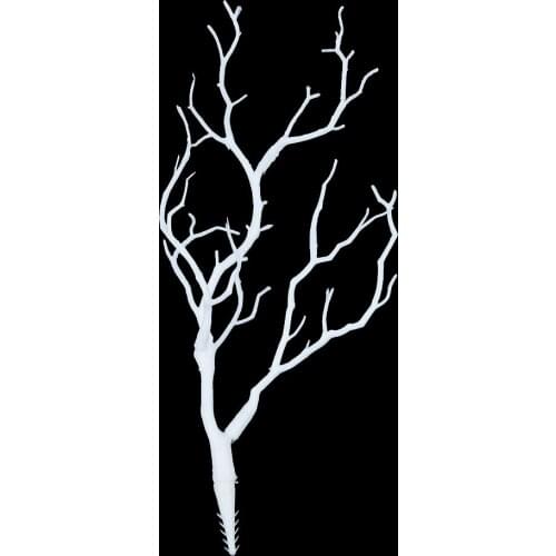 Wholesale 35 cm Dry Artificial Fake Foliage Plants Branch Tree Branch House Indoor Art Furniture Decoration Peacock Coral Branch