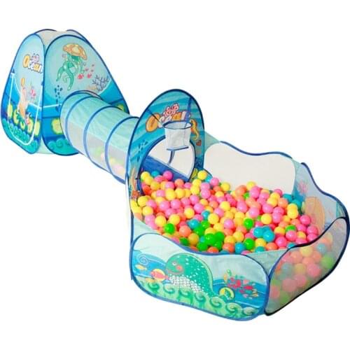 Portable Baby Game Machine Childrens Ball Pool Foldable Pop-up Game Tent Tunnel Game Room Cabin Indoor And Outdoor Toy Lovers