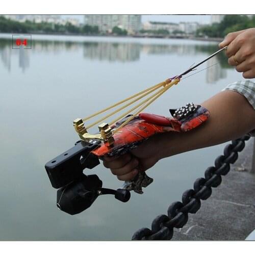 Hunting Fish Slingshot with Red Laser Shooting Fish Artifacts Recurve Bow for Outdoor Hunting Shooting Equipment Tools With Gift