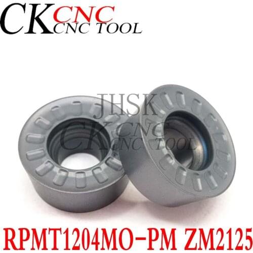 RPMT1204MO-PM ZM2125 RPMT 1204MO PM carbide Milling Inserts turning tools cnc cutter Lathe Metal RPMT Cutter Blades